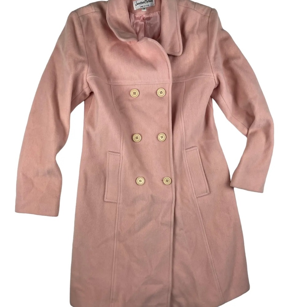 Jonathan Michael Womens Long Wool Long Coat.
